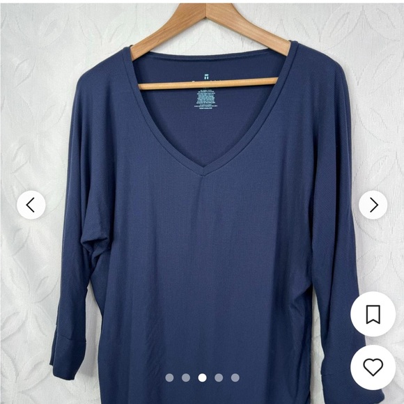 Tommy John Women's Navy Pajama Top - Picture 1 of 3